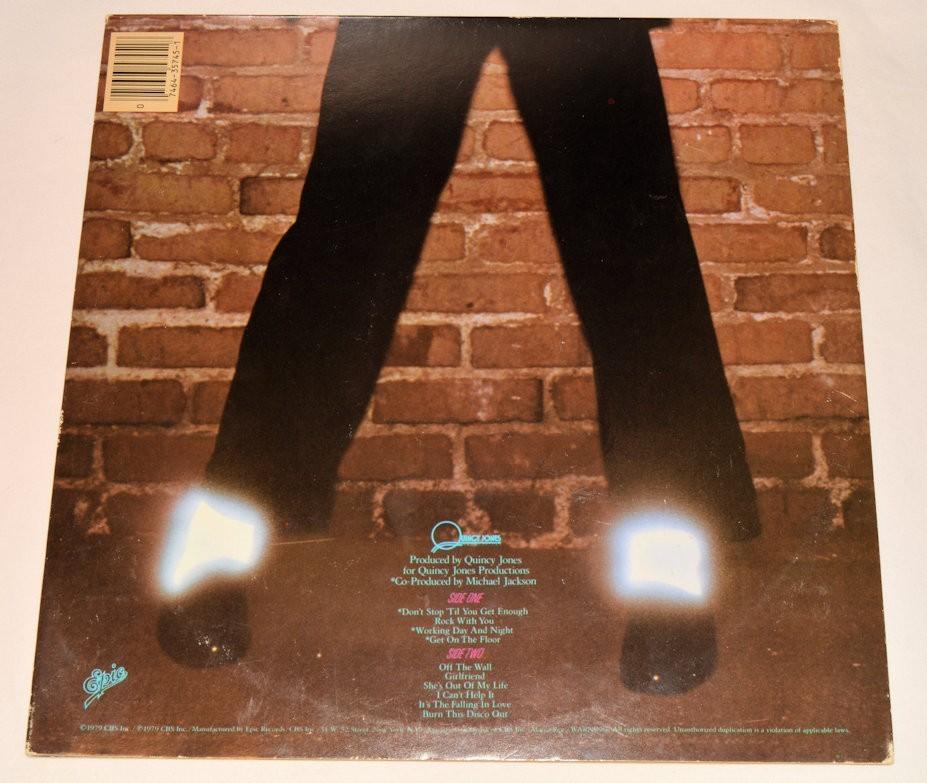 Jackson, Michael Off The Wall, Vinyl Record Album LP Joe's Albums