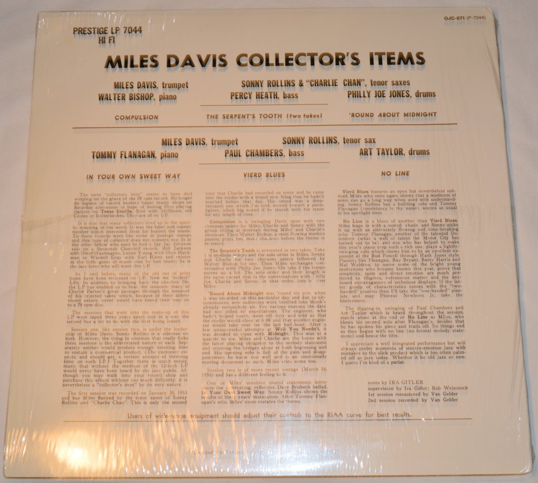 Davis, Miles - Collector's Items