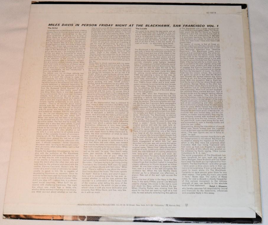 Davis, Miles - Friday Night In Person