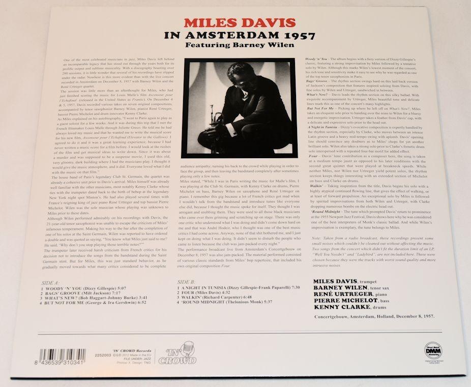 Davis, Miles - In Amsterdam 1957