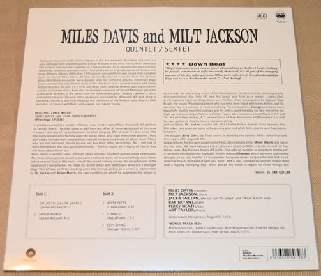 Davis, Miles/Jackson, Milt - Miles Davis & Milt Jackson