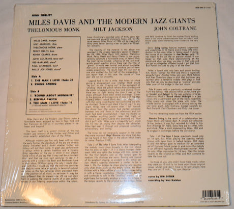Davis, Miles - And Modern Jazz Giants