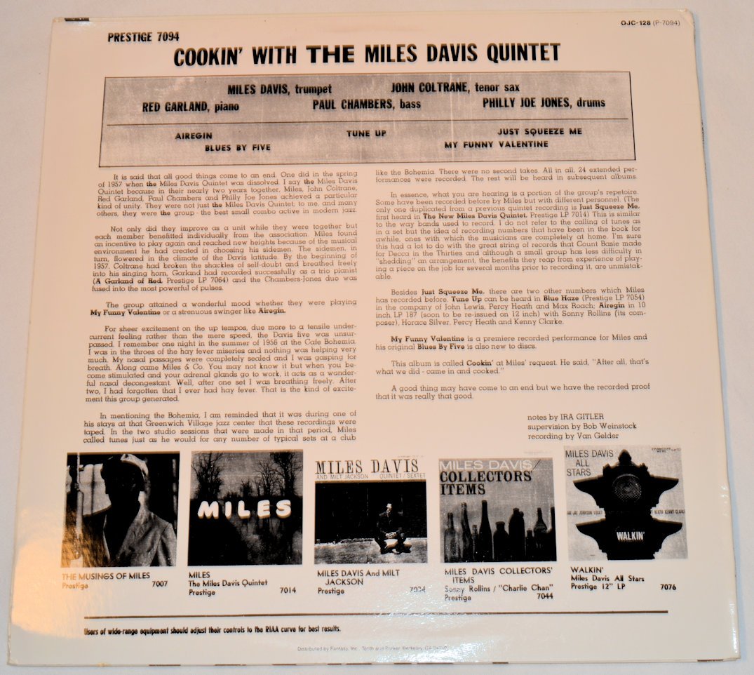 Davis, Miles - Cookin'