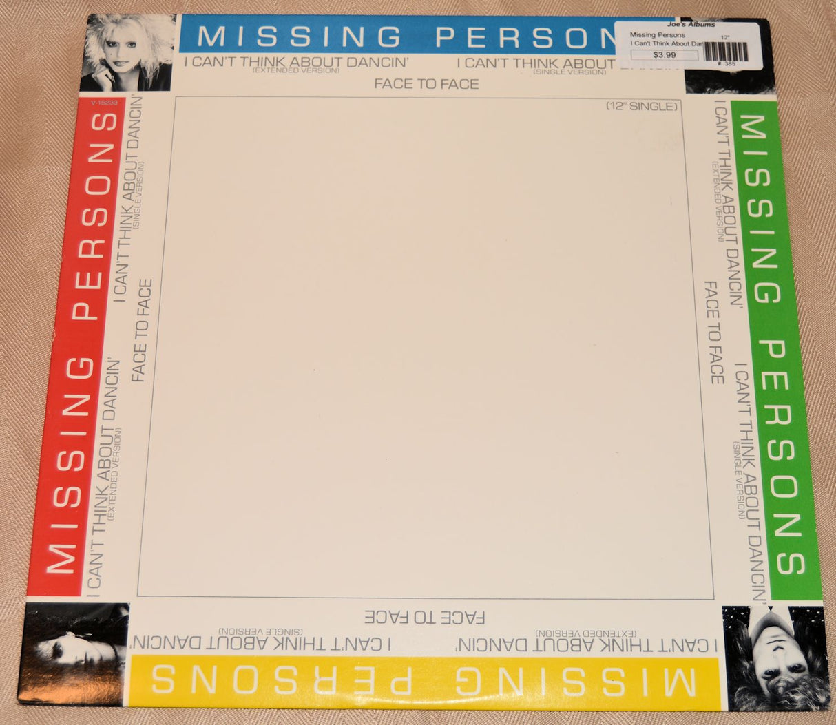 Missing Persons - I Can't Think About Dancin'