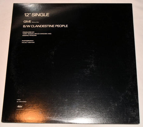 Missing Persons - Give