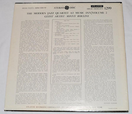 Modern Jazz Quartet - Music Inn