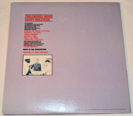 Monk / Mulligan - Round Midnight