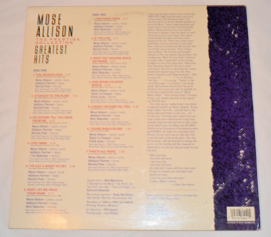 Allison, Mose - Greatest Hits