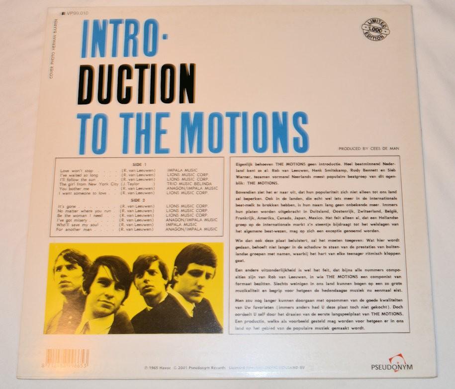 Motions, The - Introduction To The Motions