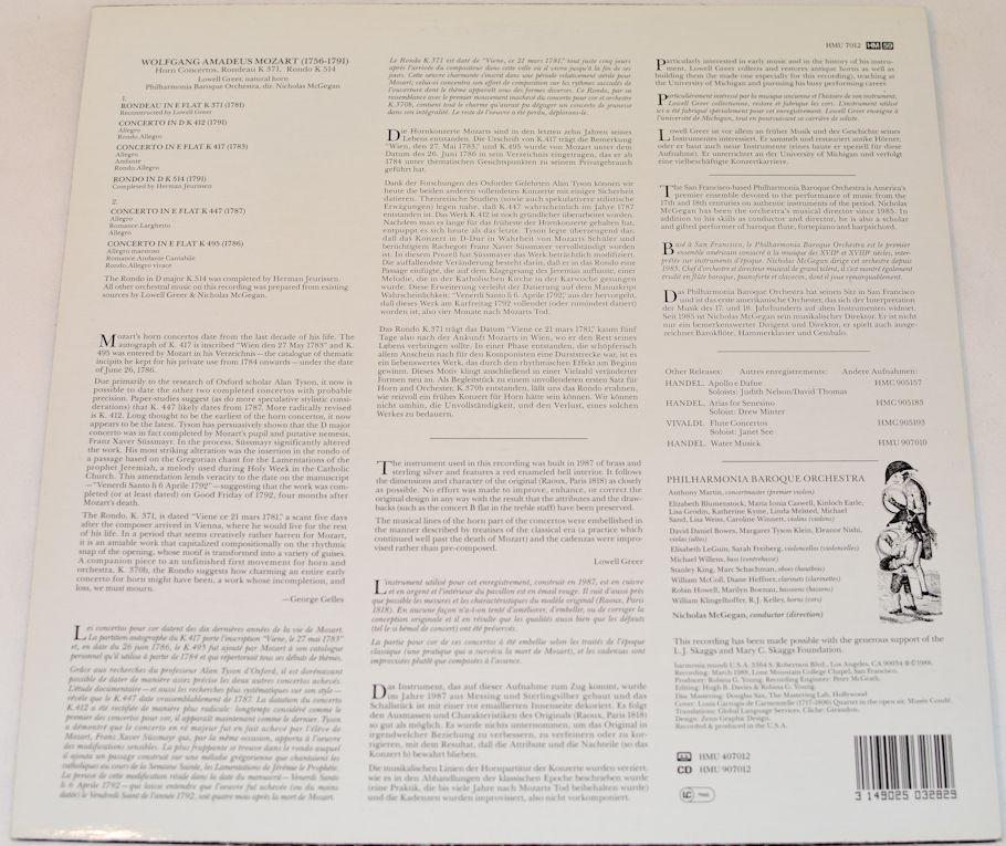 Mozart - Horn Conciertos