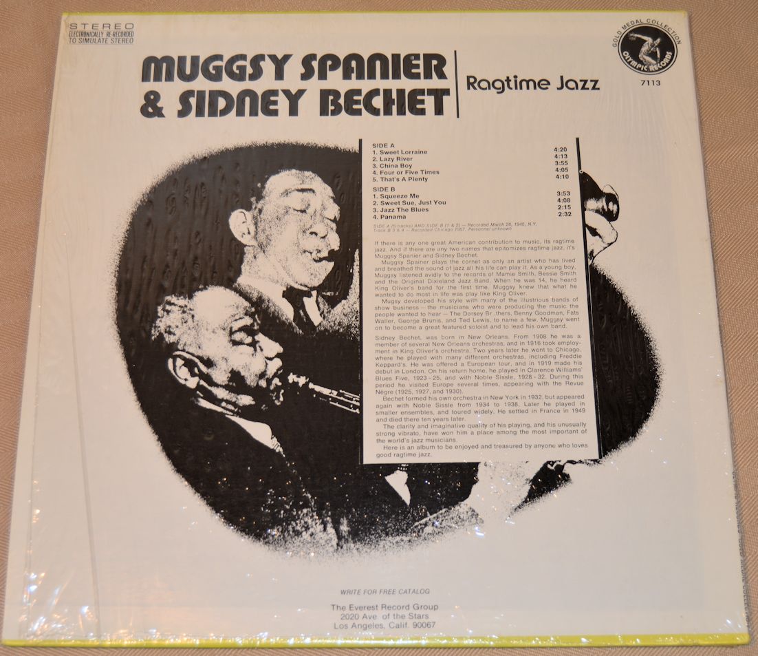 Spanier / Bechet - Ragtime Jazz