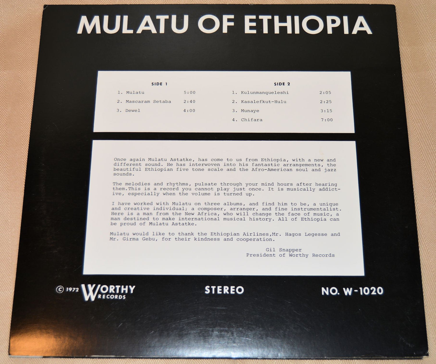 Mulatu Of Ethiopia - Mulatu Of Ethiopia