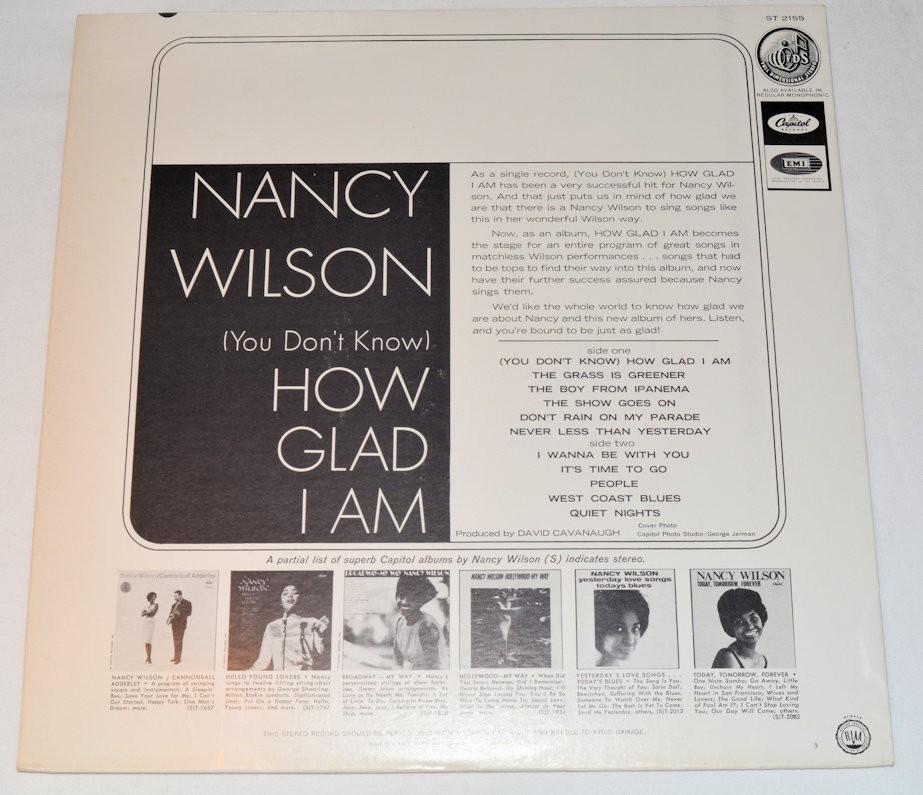 Wilson, Nancy - How Glad I Am