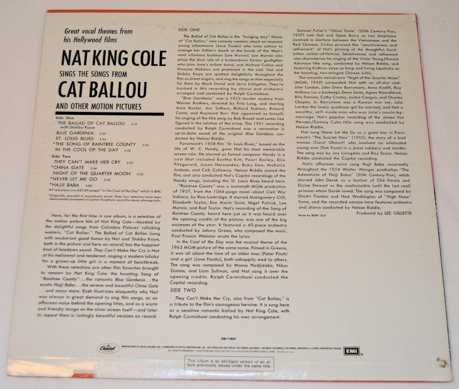Cole, Nat King - Cat Ballou
