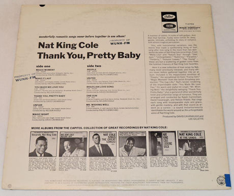 Cole, Nat King - Thank You Pretty Baby