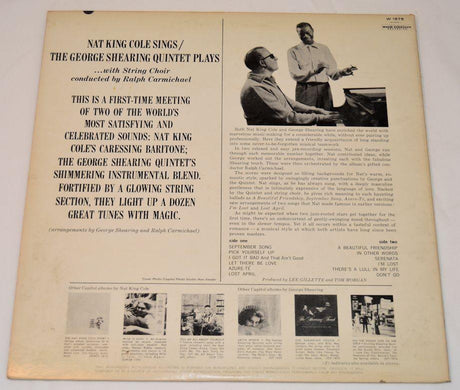 Cole, Nat King - Sings, George Shearing Plays