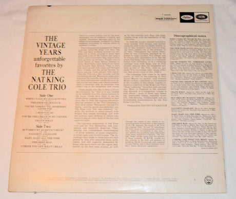 Cole, Nat King - Vintage Years