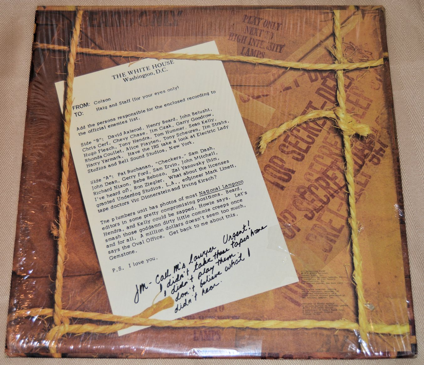 National Lampoon - Missing White House Tapes