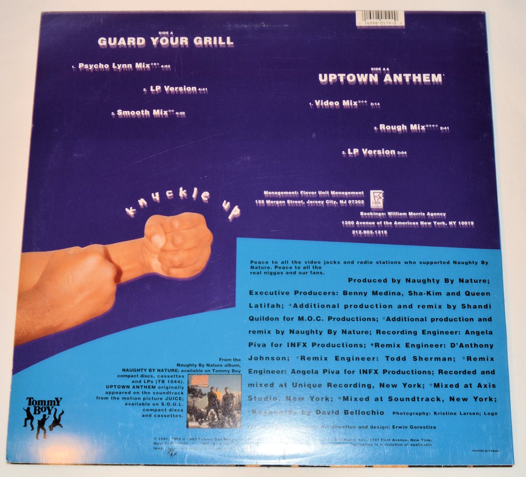 Naughty By Nature - Guard Your Grill / Uptown Anthem