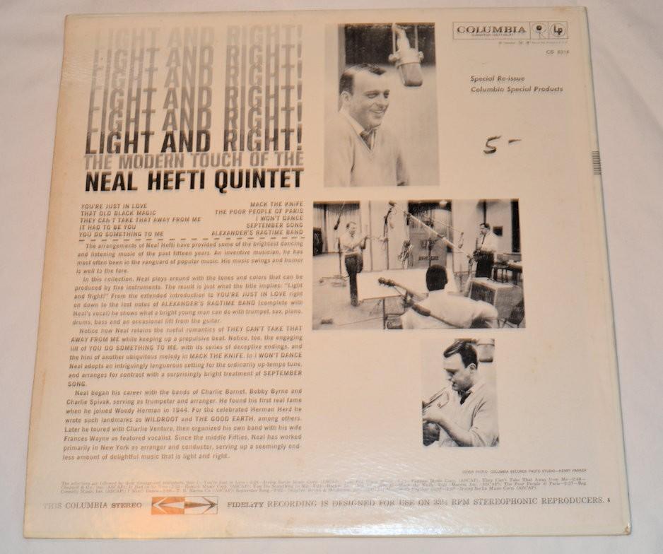 Hefti, Neal - Light And Right
