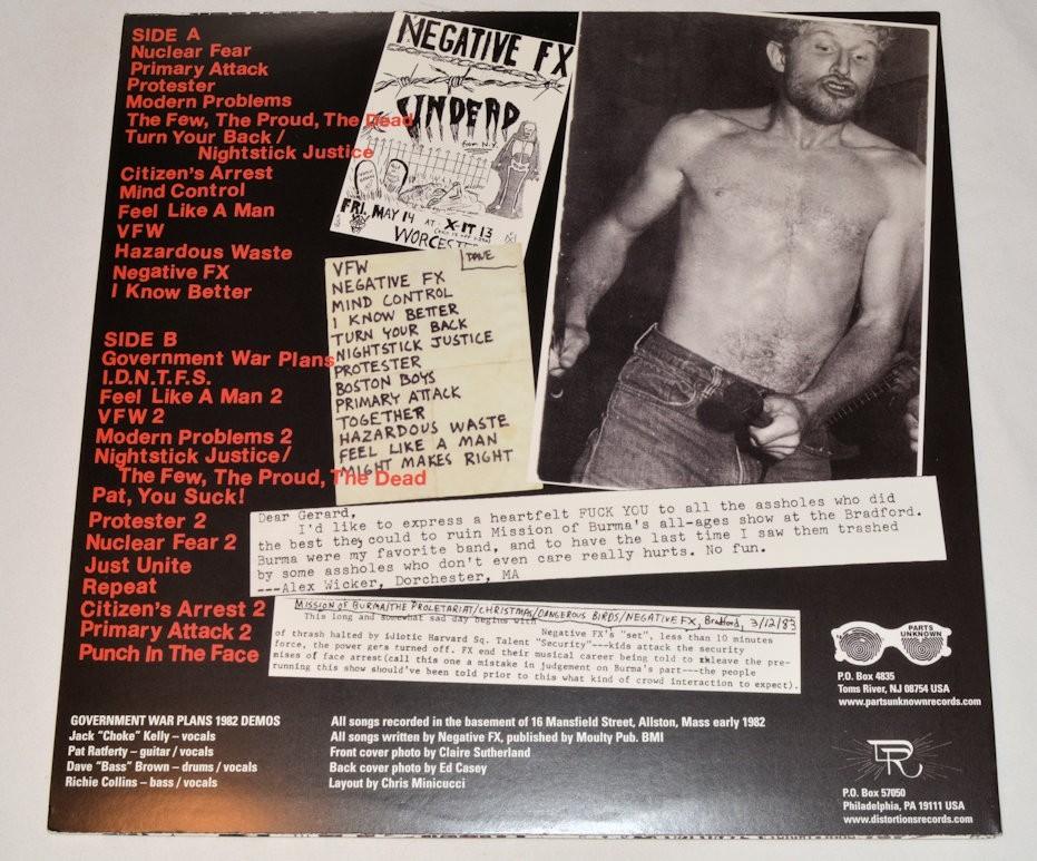 Negative FX - Government War Plans