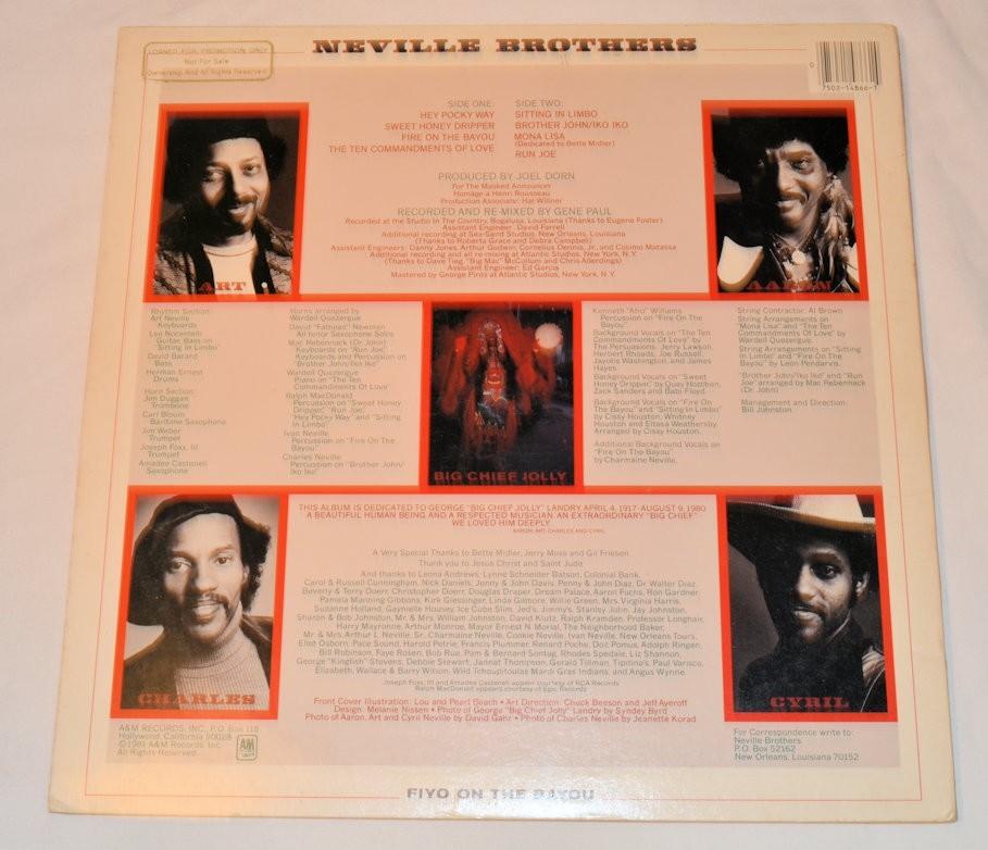 Neville Brothers - Fiyo On The Bayou