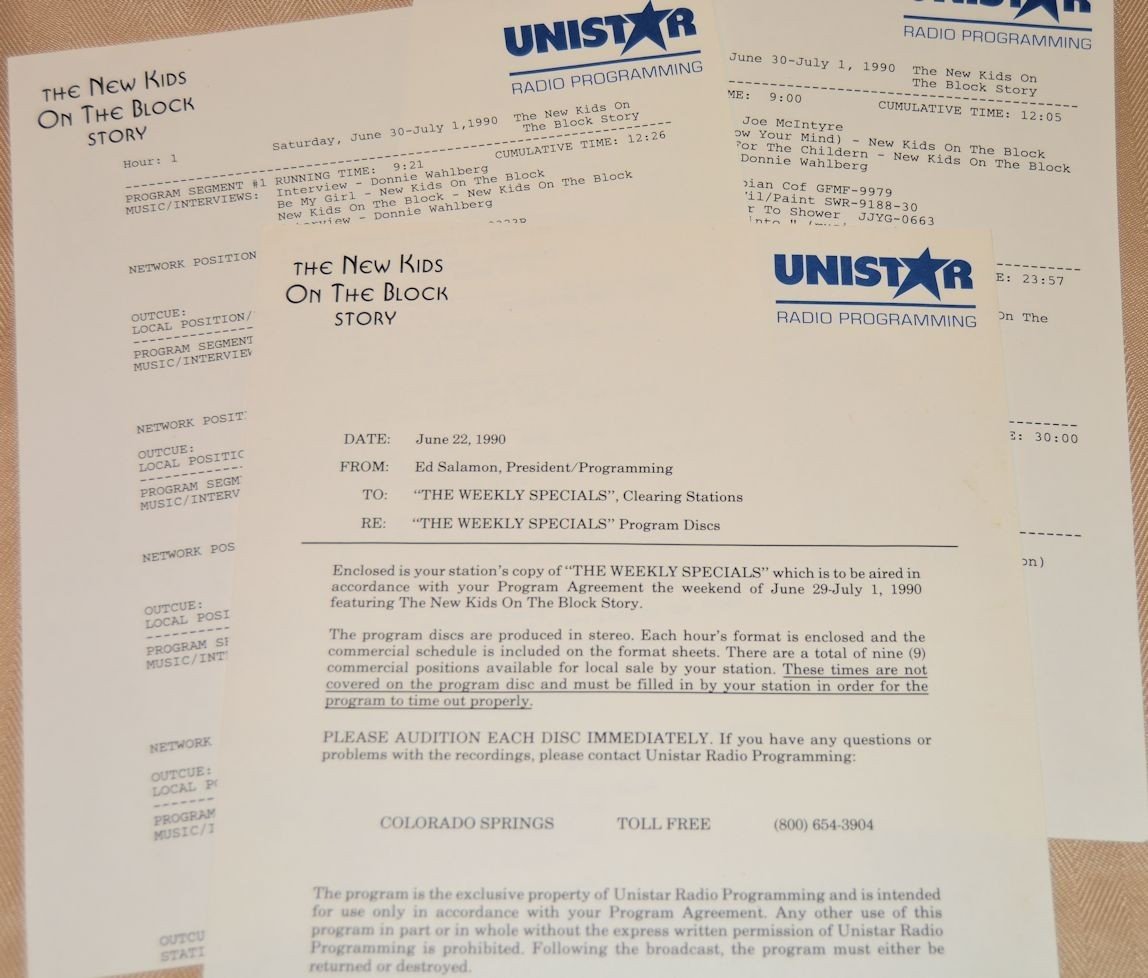 New Kids On The Block - NKOTB Story - Unistar 1990