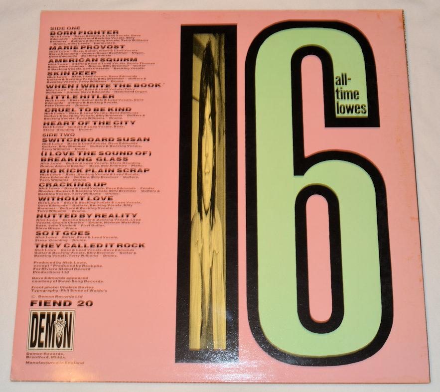 Lowe, Nick - 16 All-Time Lowes