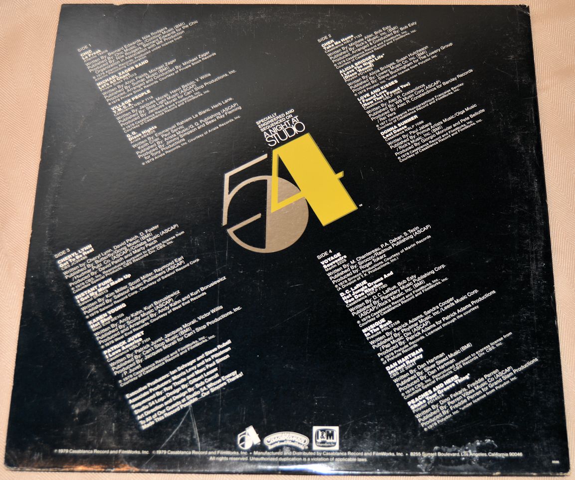 Various - A Night At Studio 54