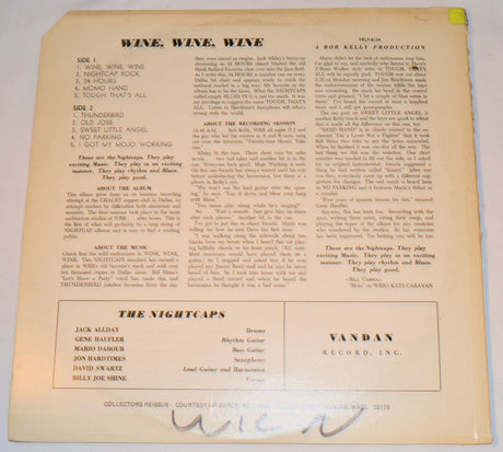 Nightcaps, The - Wine, Wine, Wine