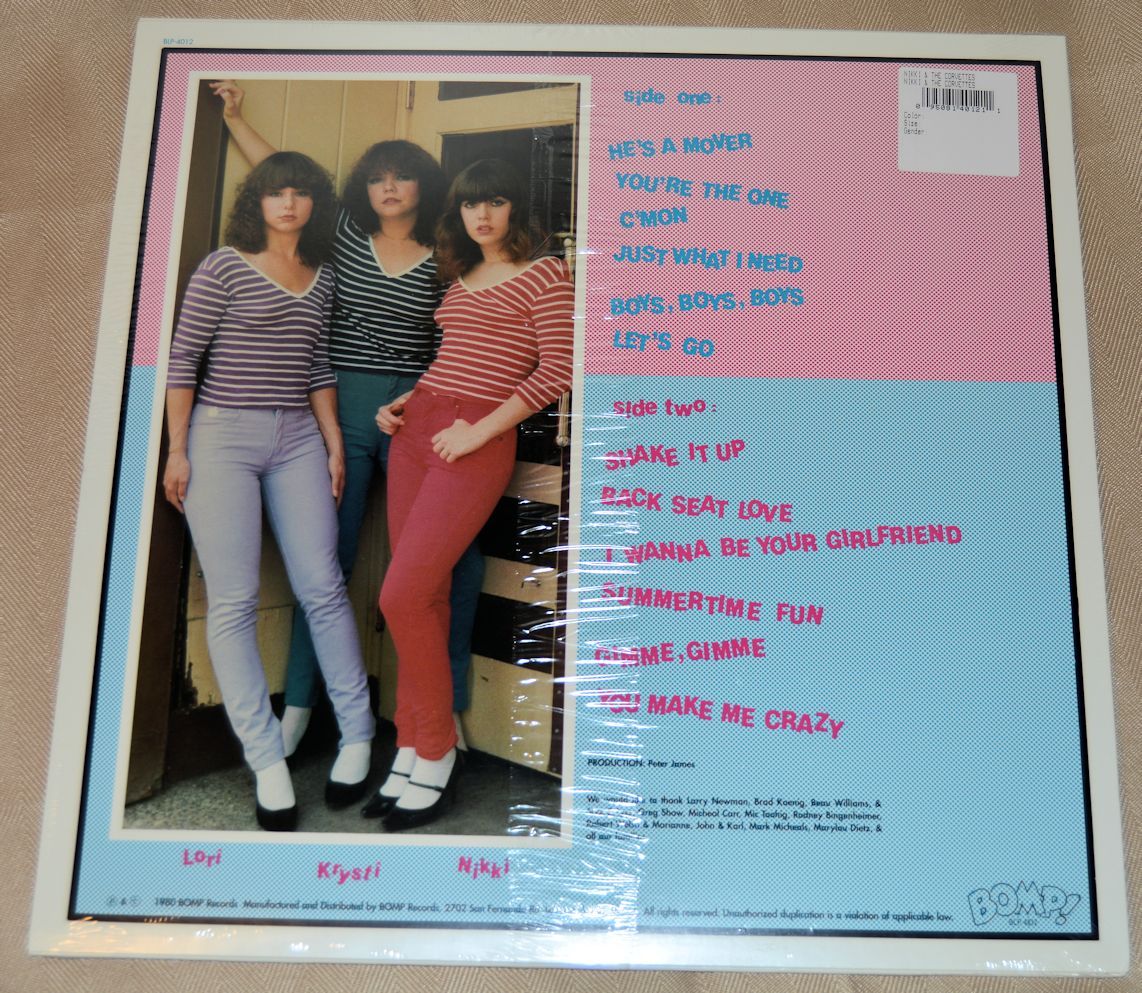 Nikki & The Corvettes - Nikki & The Corvettes – Joe's Albums