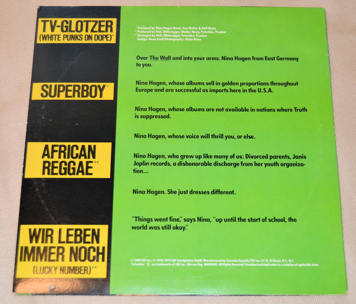 Hagen, Nina - Nina Hagen Band