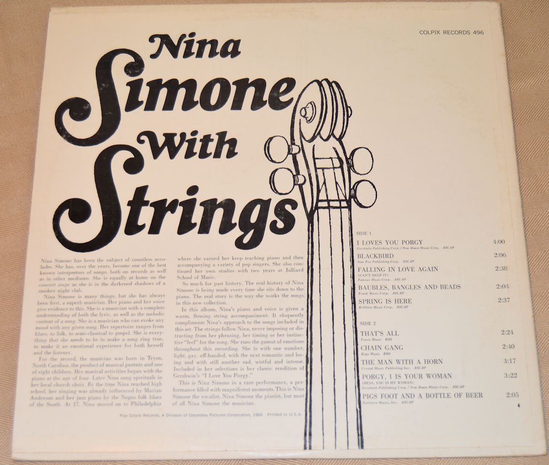 Simone, Nina - With Strings