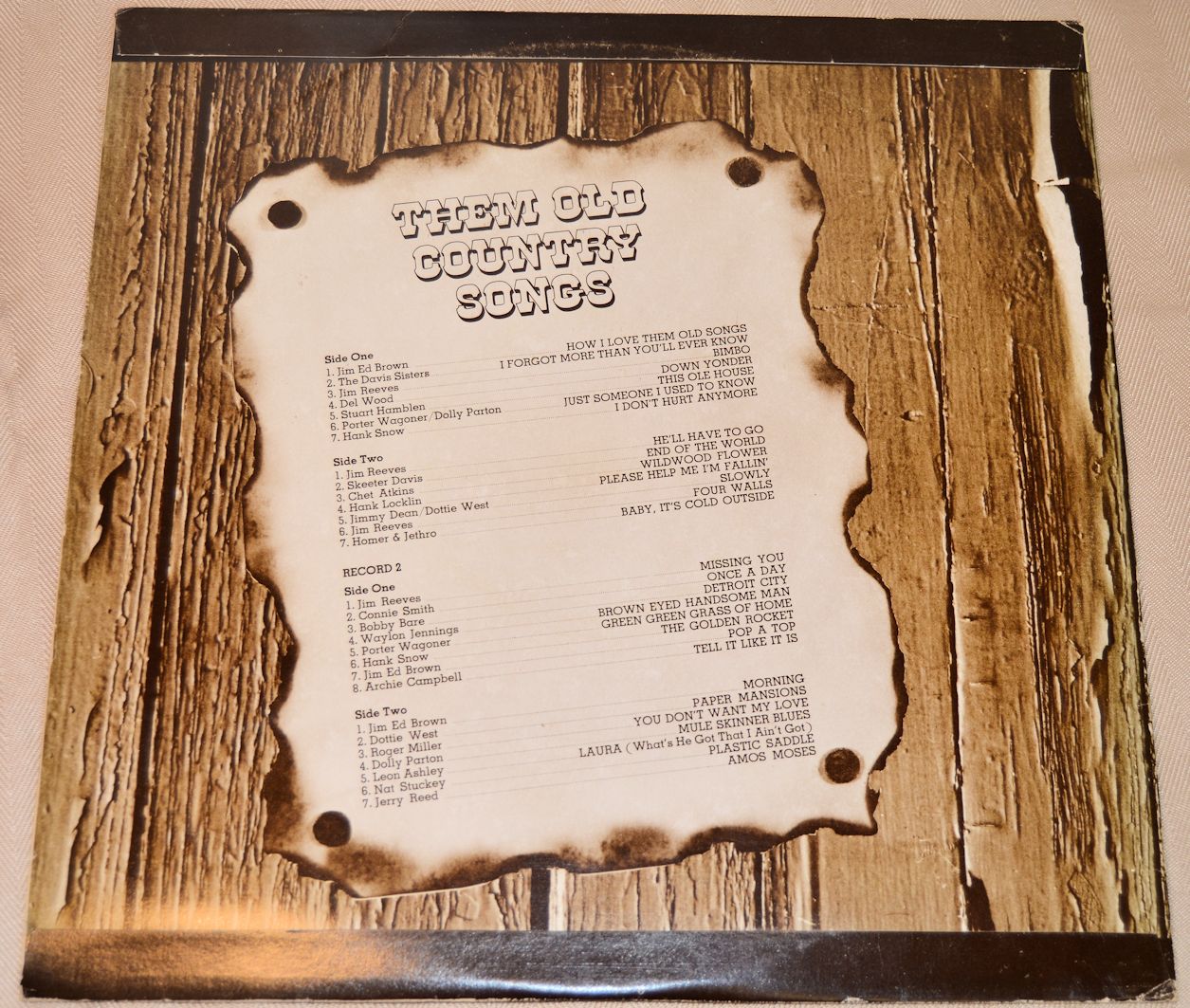 Various - Them Old Country Songs