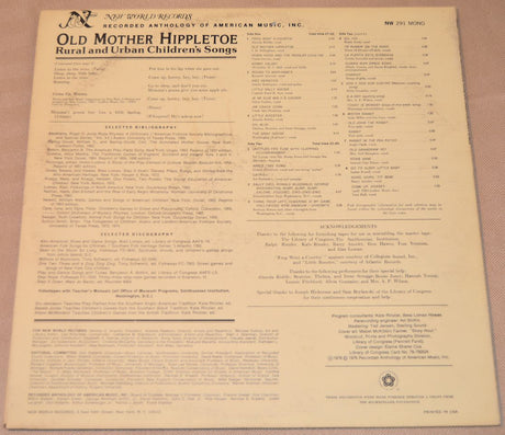 Miscellaneous - Old Mother Hippletoe