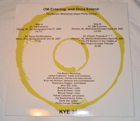 Barton Workshop - OM Entering And Once Enterd