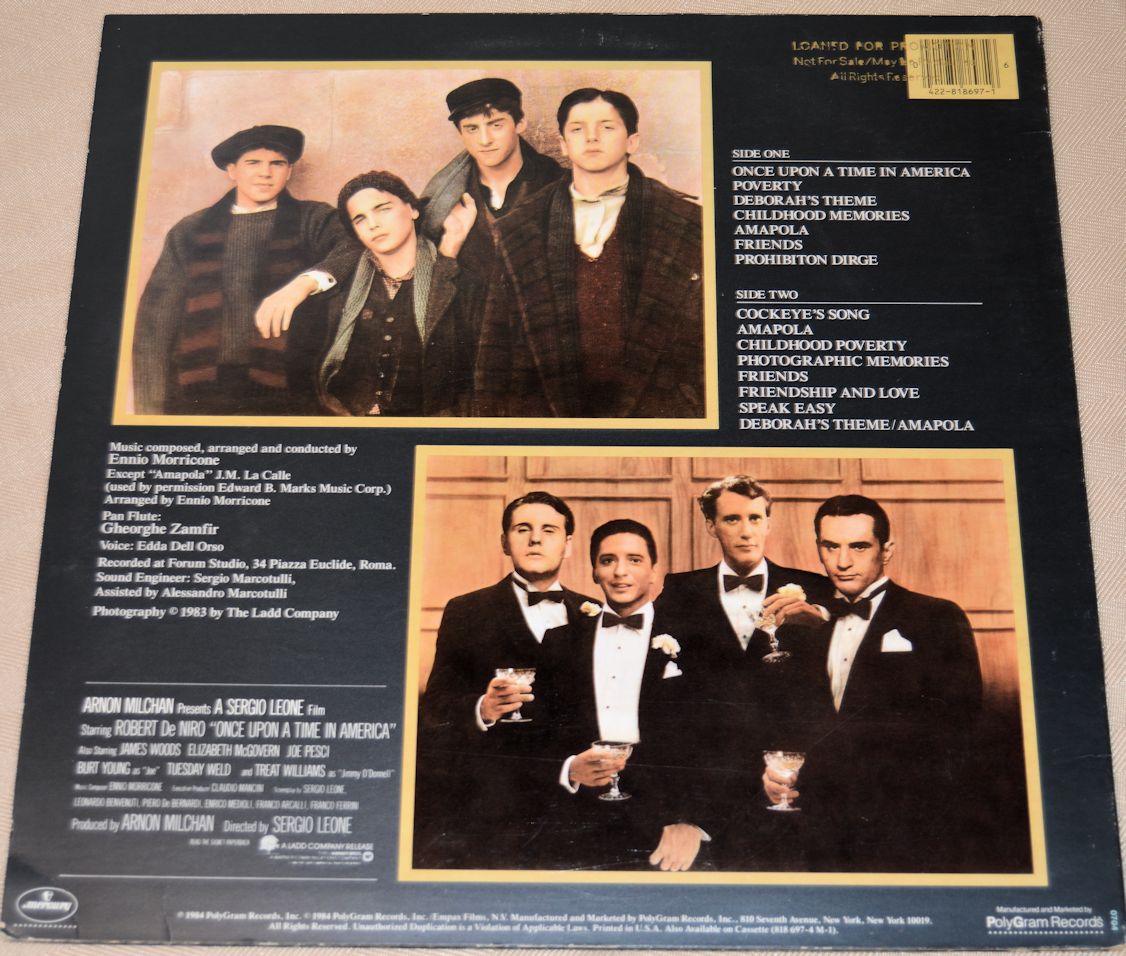 Soundtrack - Once Upon A Time In America