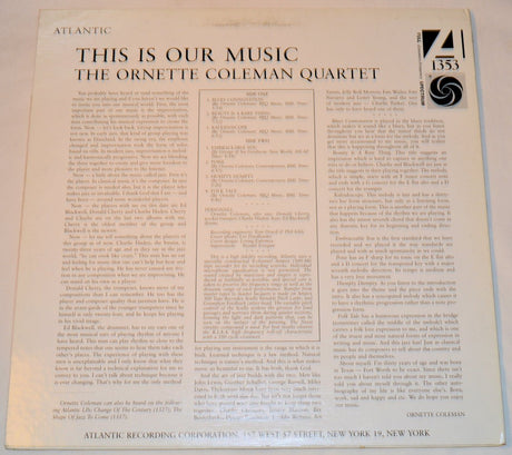 Coleman, Ornette - This Is Our Music