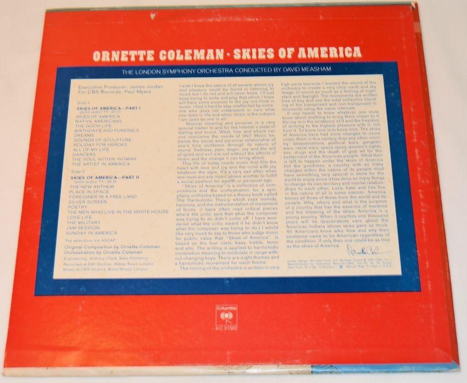 Coleman, Ornette - Skies Of America