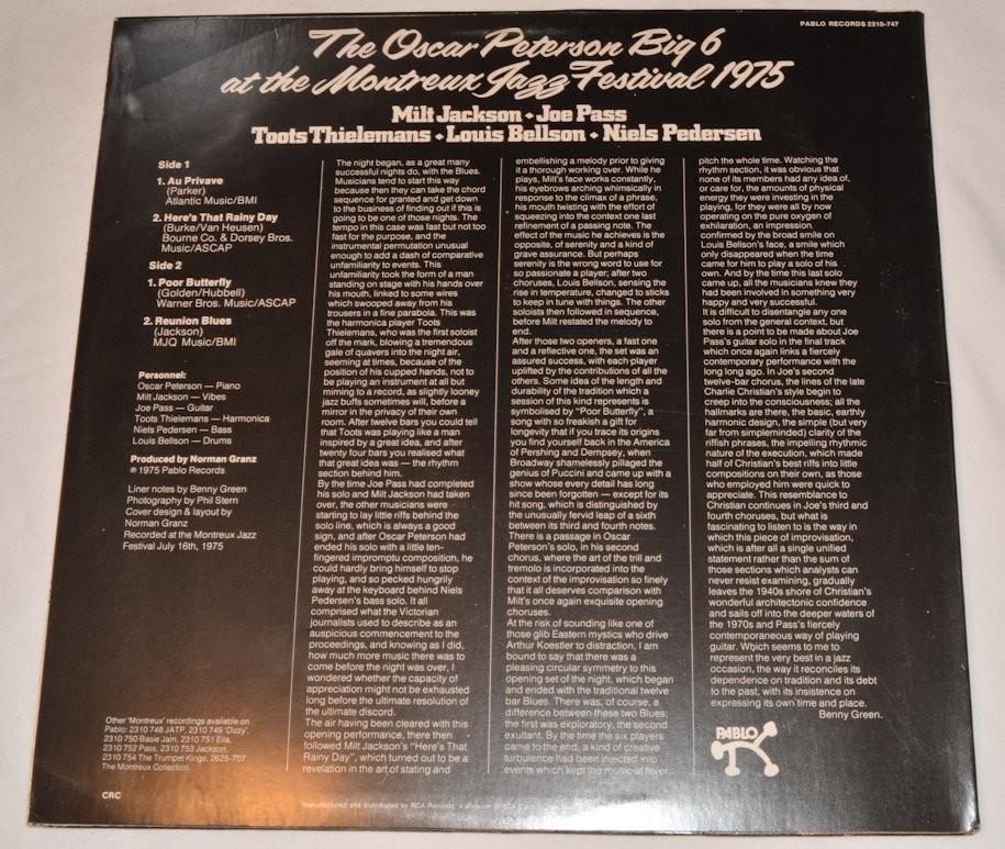 Peterson, Oscar - Montreux Jazz 1975