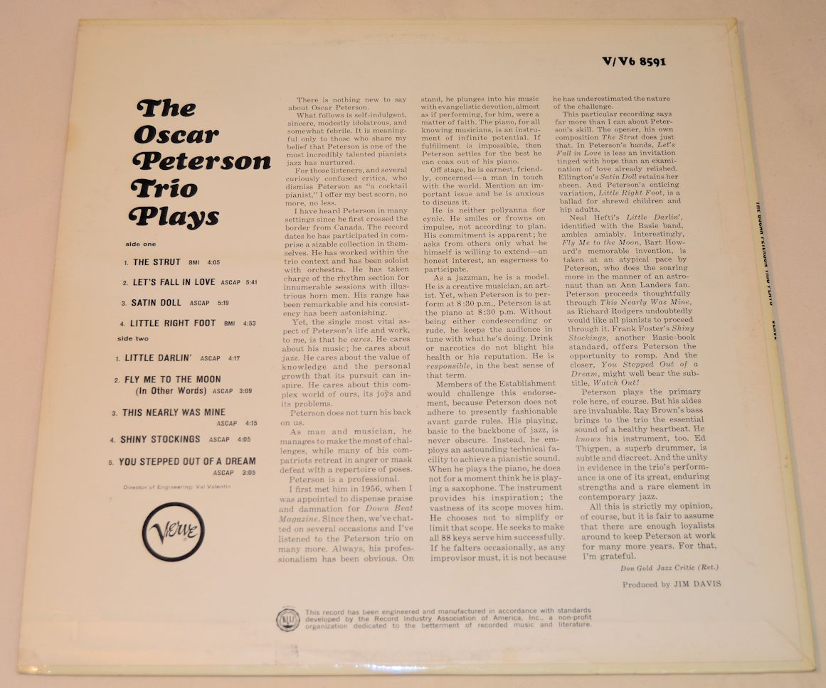 Peterson, Oscar - Trio Plays