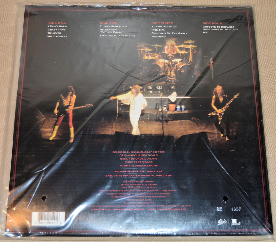 Osbourne, Ozzy - Ozzy Live