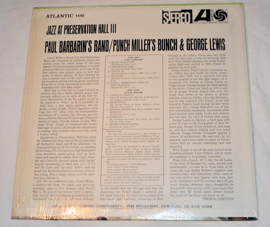 Barbarian / Miller - At Preservation Hall