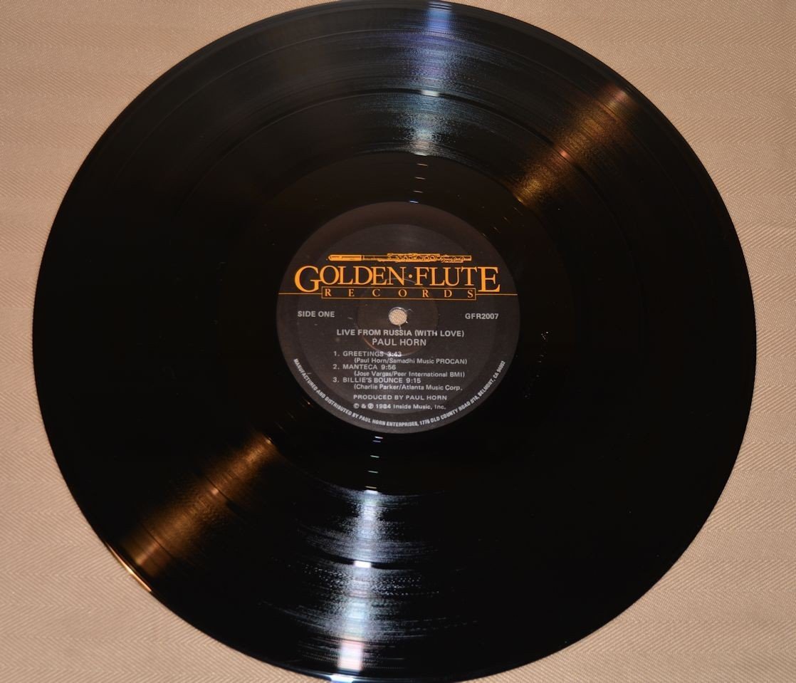 Horn, Paul - Live From Russia With Love