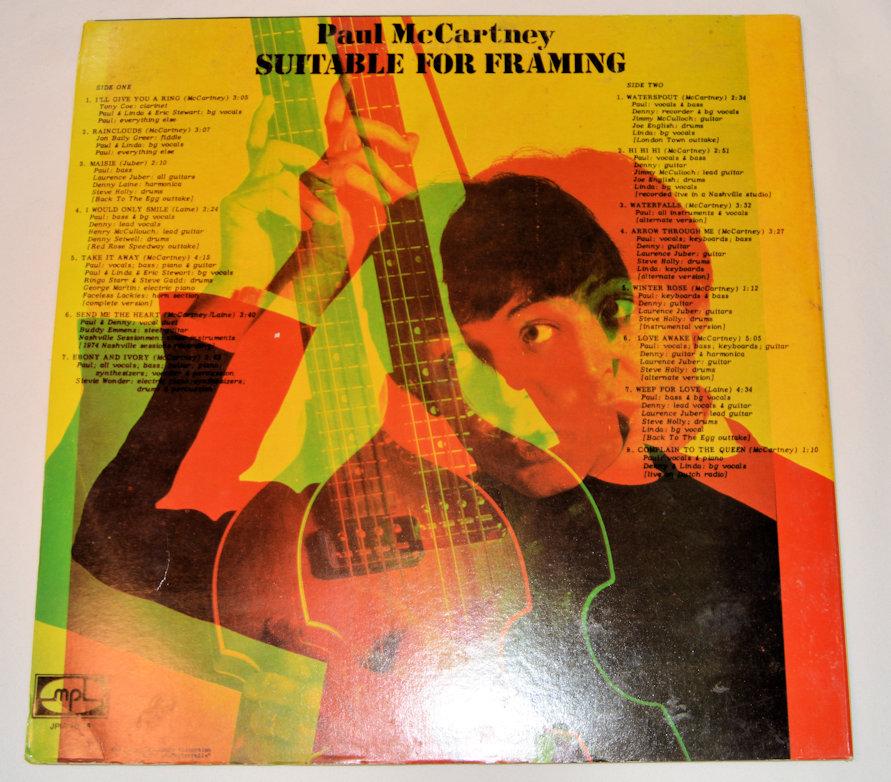 McCartney, Paul - Suitable For Framing