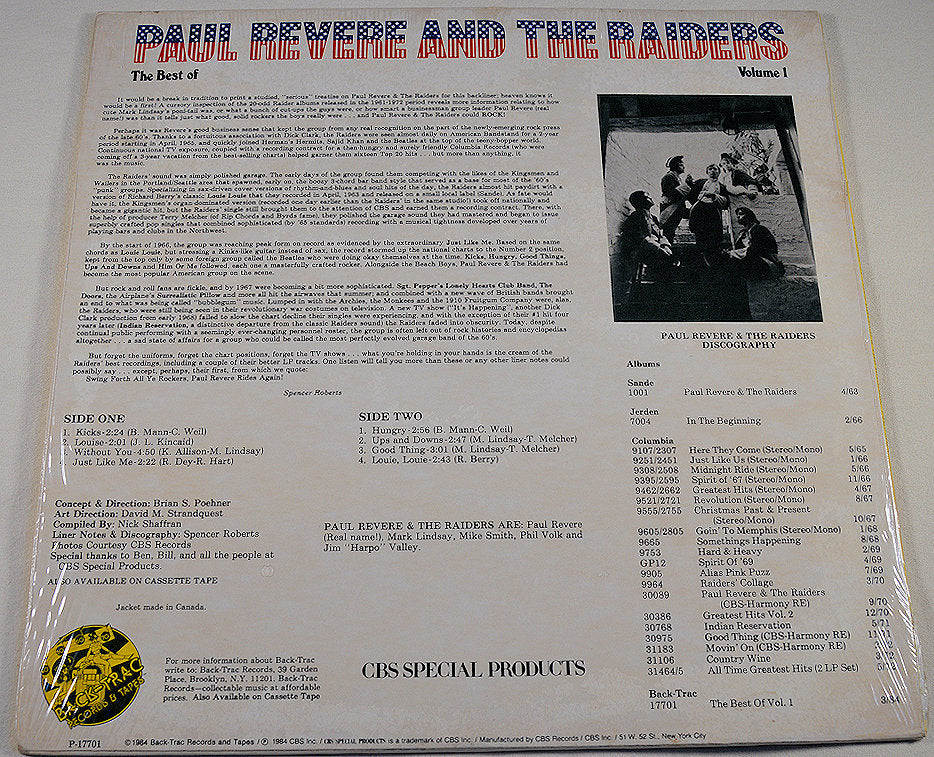 Revere, Paul & Raiders - Best Of - Volume 1