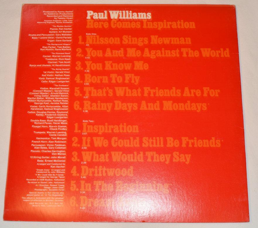Williams, Paul - Here Comes Inspirations