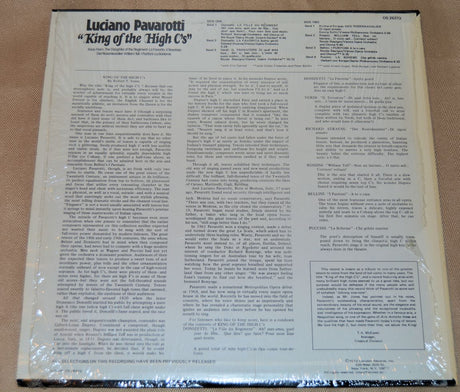 Pavarroti, Luciano - King Of The High C's