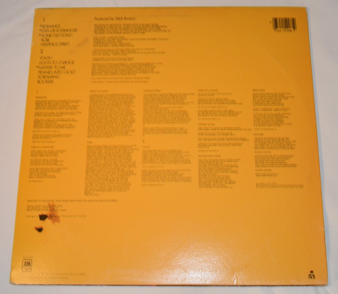 Payola$ - No Stranger to Danger