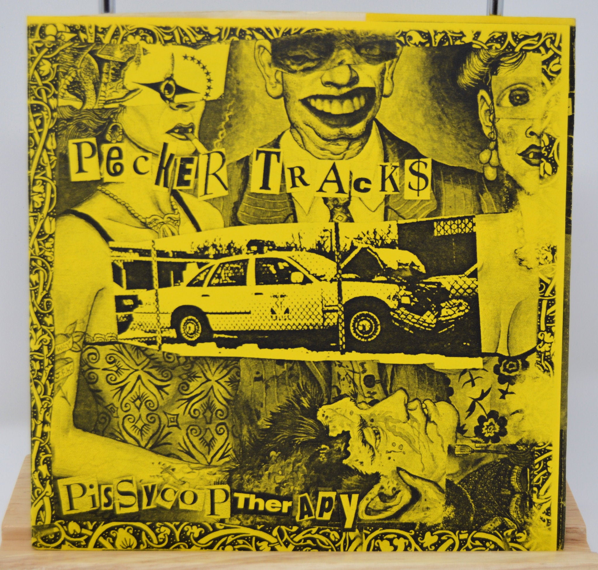 Pecker Tracks – Pissy Cop Therapy, Vinyl Record, 7 Inch, 45 RPM